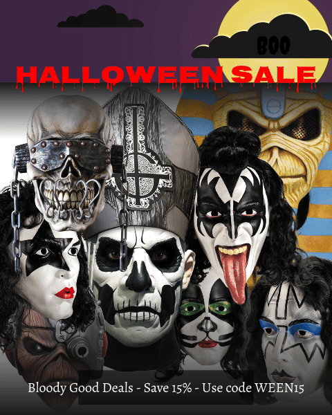 Rock out your Halloween and Save 15%