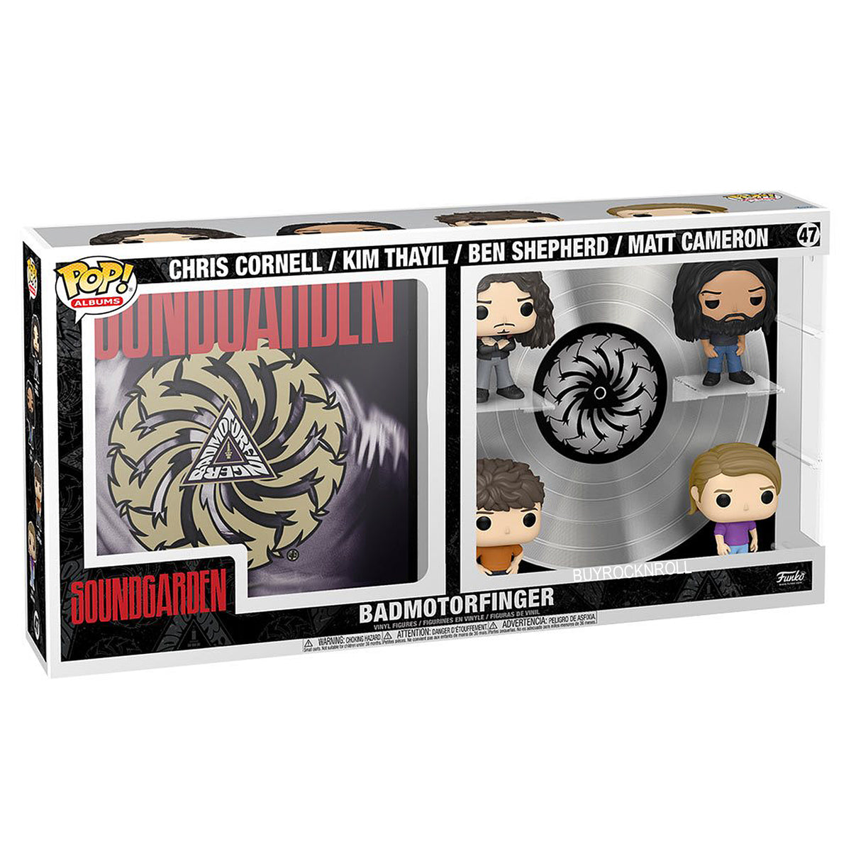 Soundgarden 2023 Collectible Badmotorfinger Deluxe Pop! Albums Figure #47