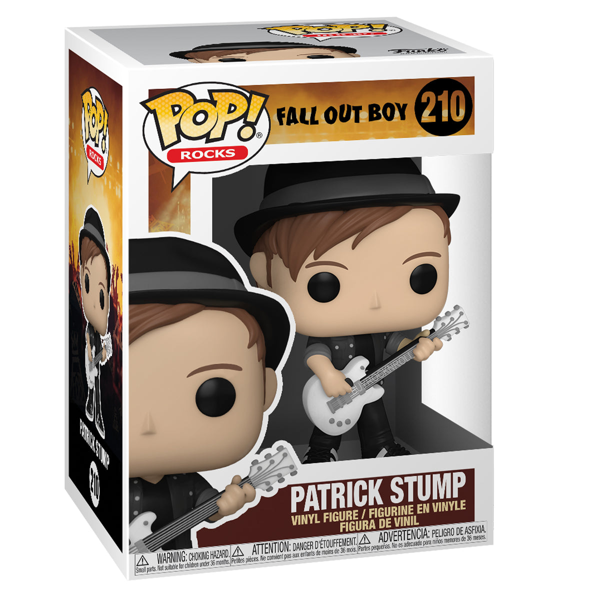 Fall Out Boy Collectible 2021 Funko Pop! Rocks Patrick Stump #210 & Pete Wentz #11 Set