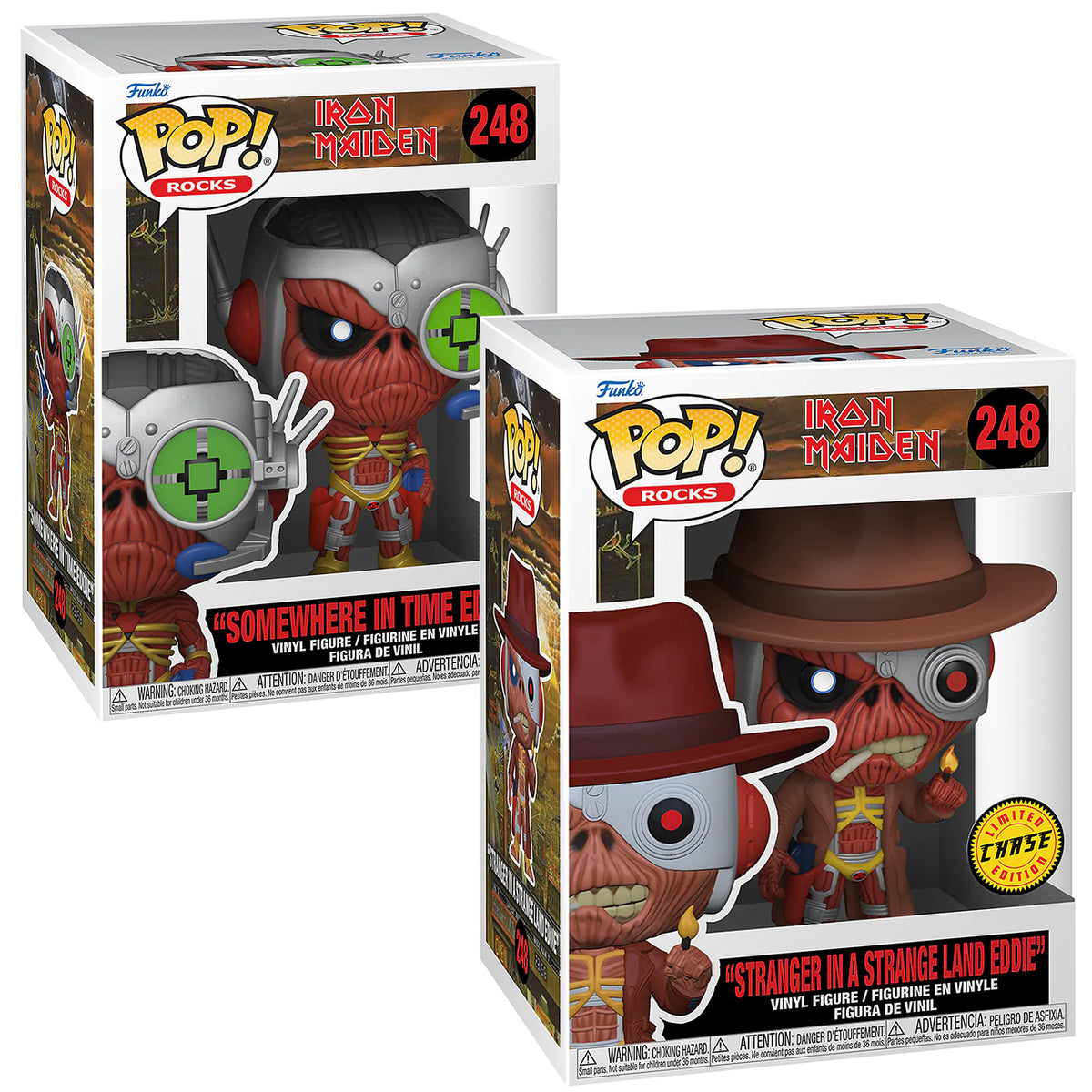 Iron Maiden Collectible 2021 Handpicked Funko Pop! Rocks Figures Stacks Displays