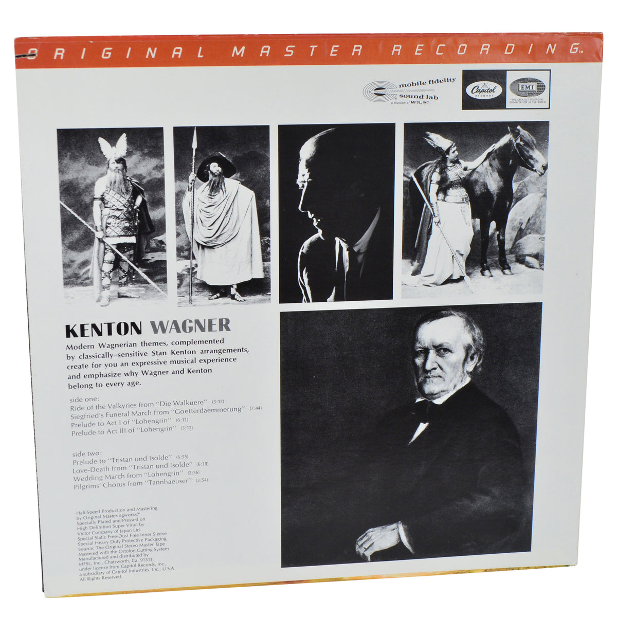 MFSL Collectors: 1984 Mobile Fidelity Stan Kenton & His Orchestra Kenton Plays Wagner LP #1-091