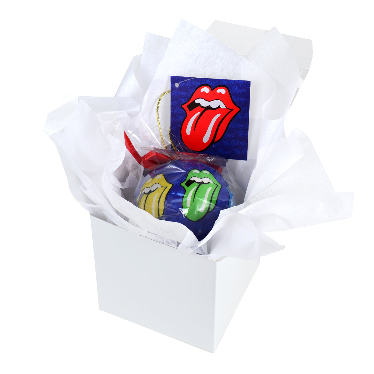 Rolling Stones Collectible 2014 Bravado 3.25" Christmas Ornament In Gift Box