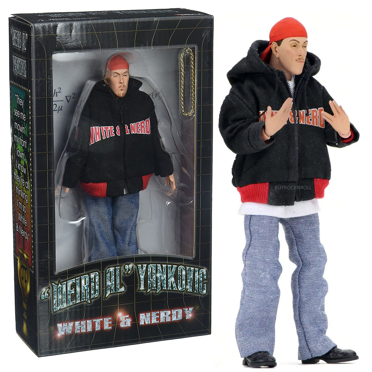 Weird Al Yankovic Collectible 2019 NECA White and Nerdy 8" Clothed Action Figure
