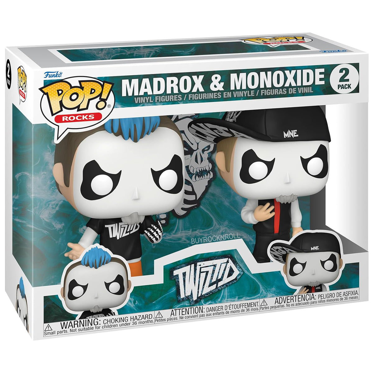 Twiztid Collectible 2023 Handpicked Funko Pop! Rocks Madrox & Monoxide Vinyl Figure Set