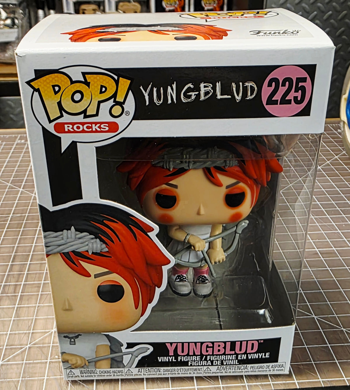 Yungblud Collectible 2021 Handpicked Funko Pop! Rocks Figure #225 in Protector