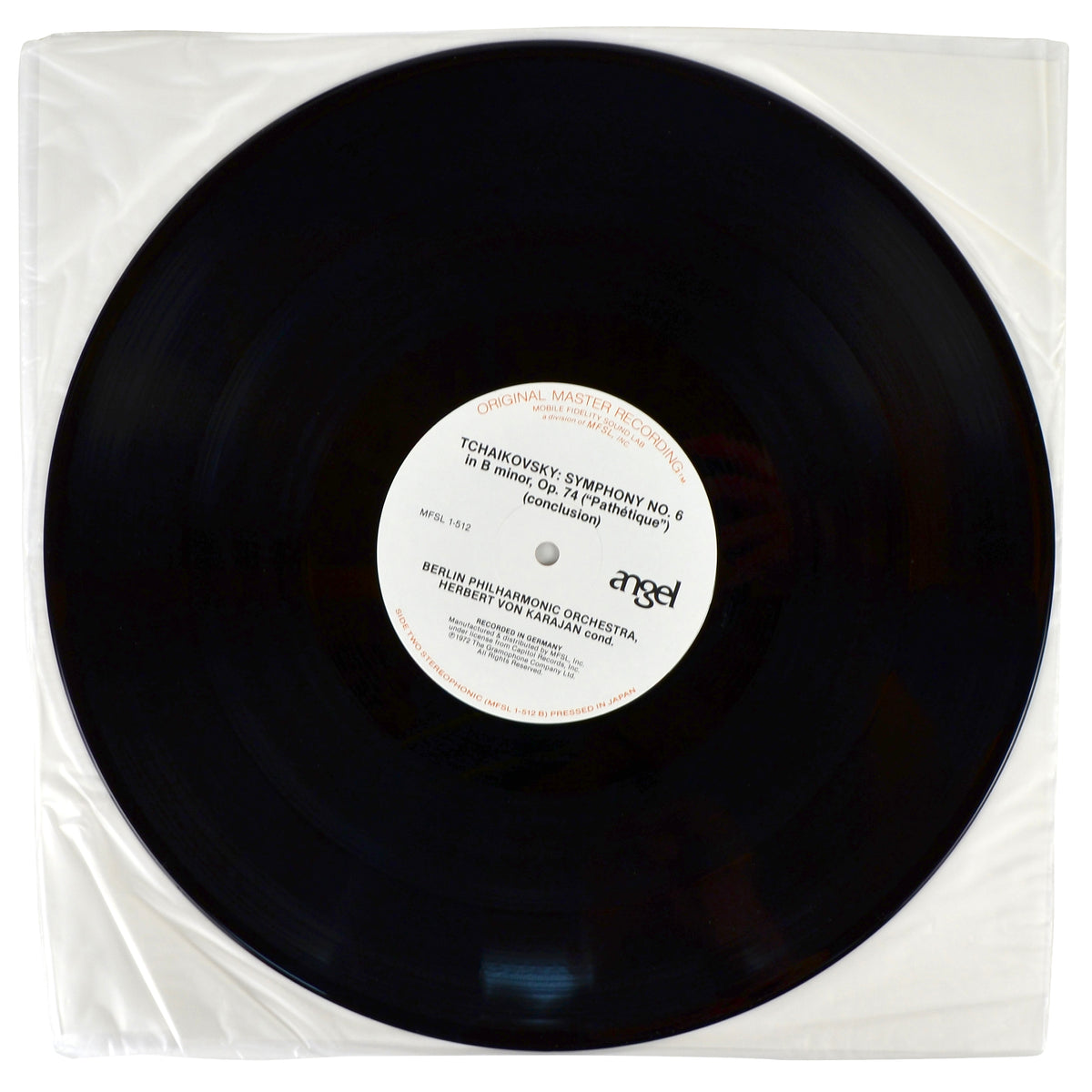 MFSL Collectors: 1979 Mobile Fidelity Tchaikovsky Berlin Philharmonic Karajan Symphony No. 6 LP #1-512