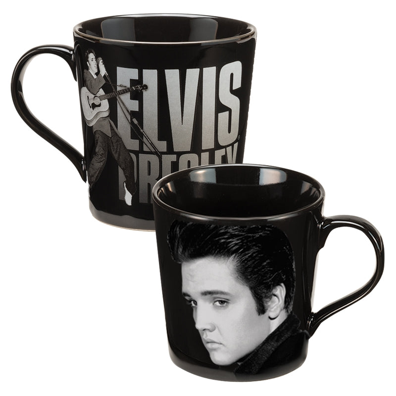 Rare Elvis Presley Collectible 2015 Vandor Portrait 12 oz Ceramic Mug #47562