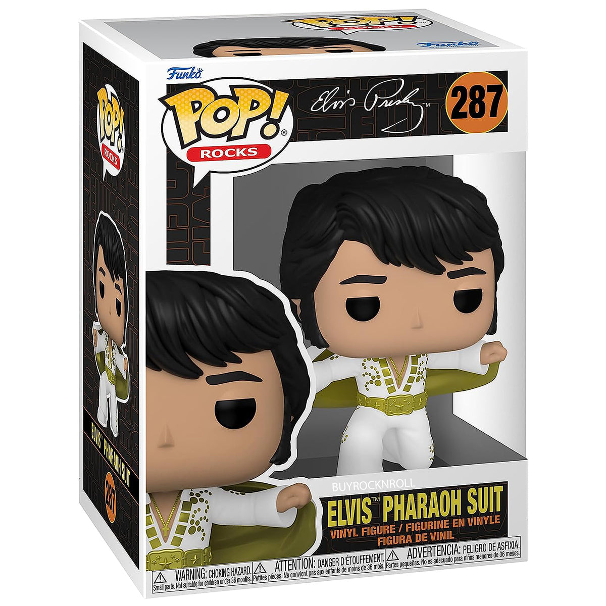 Elvis Collectible 2021 Handpicked Funko Pop! Rocks Pharaoh Suit Figure #287