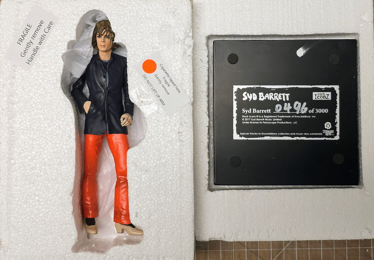 Pink Floyd Collectible 2017 KnuckleBonz Rock Iconz Syd Barrett Statue #496/3000