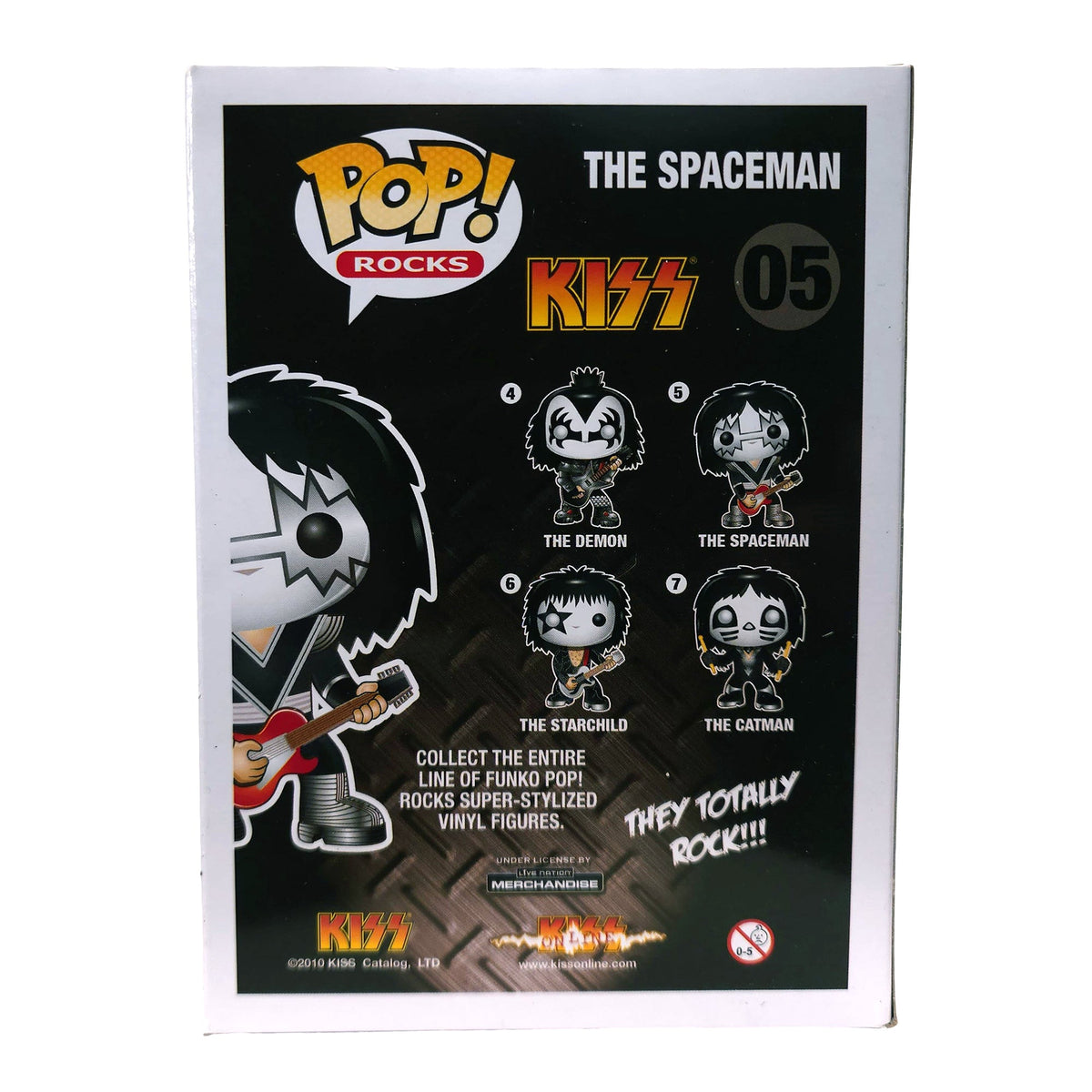 KISS Collectible 2011 Funko Pop Rocks Ace Frehley NM Figure 05 Acrylic Protector