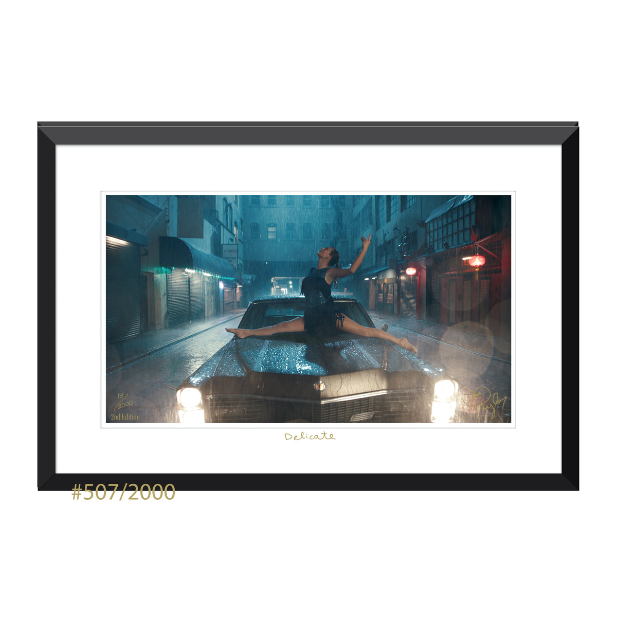 SOLD OUT! Taylor Swift Online Store Merchandise: Delicate Music Video Lithograph 2nd Edition #507/2000
