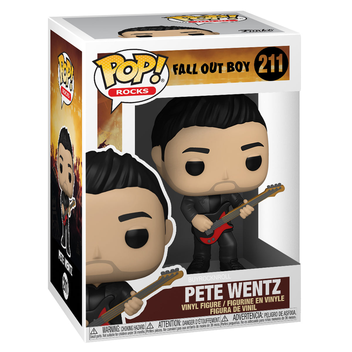 Fall Out Boy Collectible 2021 Funko Pop! Rocks Patrick Stump #210 & Pete Wentz #11 Set