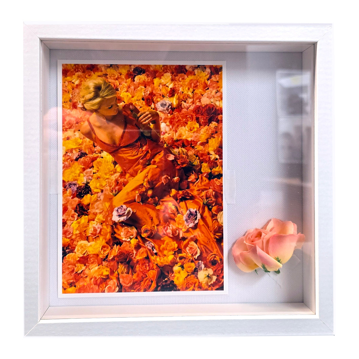 Rare 2019 Taylor Swift 'Our Song' Music Video Prop -Silk Rose Flower & Valentine Photo Card