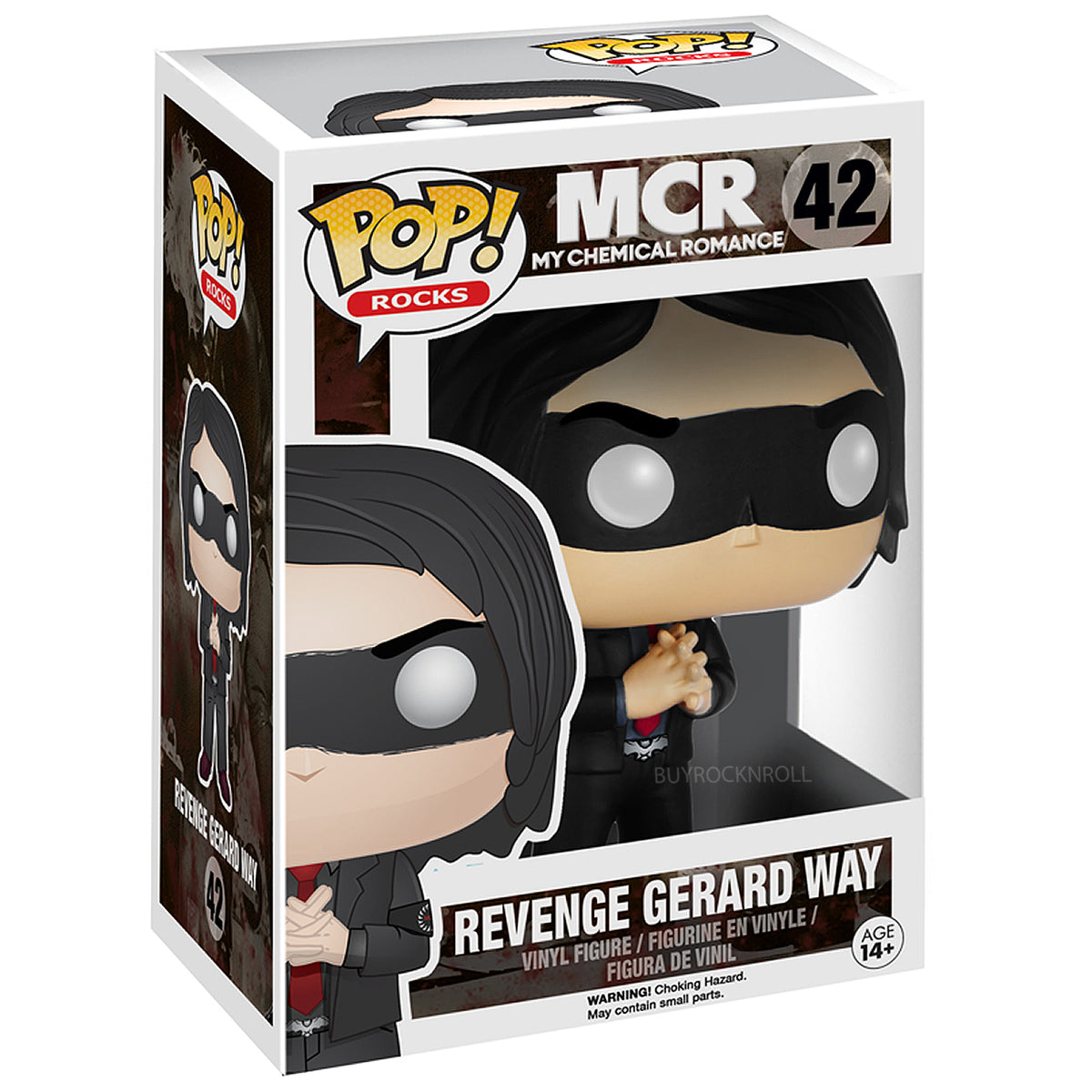 MCR 2015 Funko Pop Rocks My Chemical Romance Gerard Way Revenge Red Figure #42