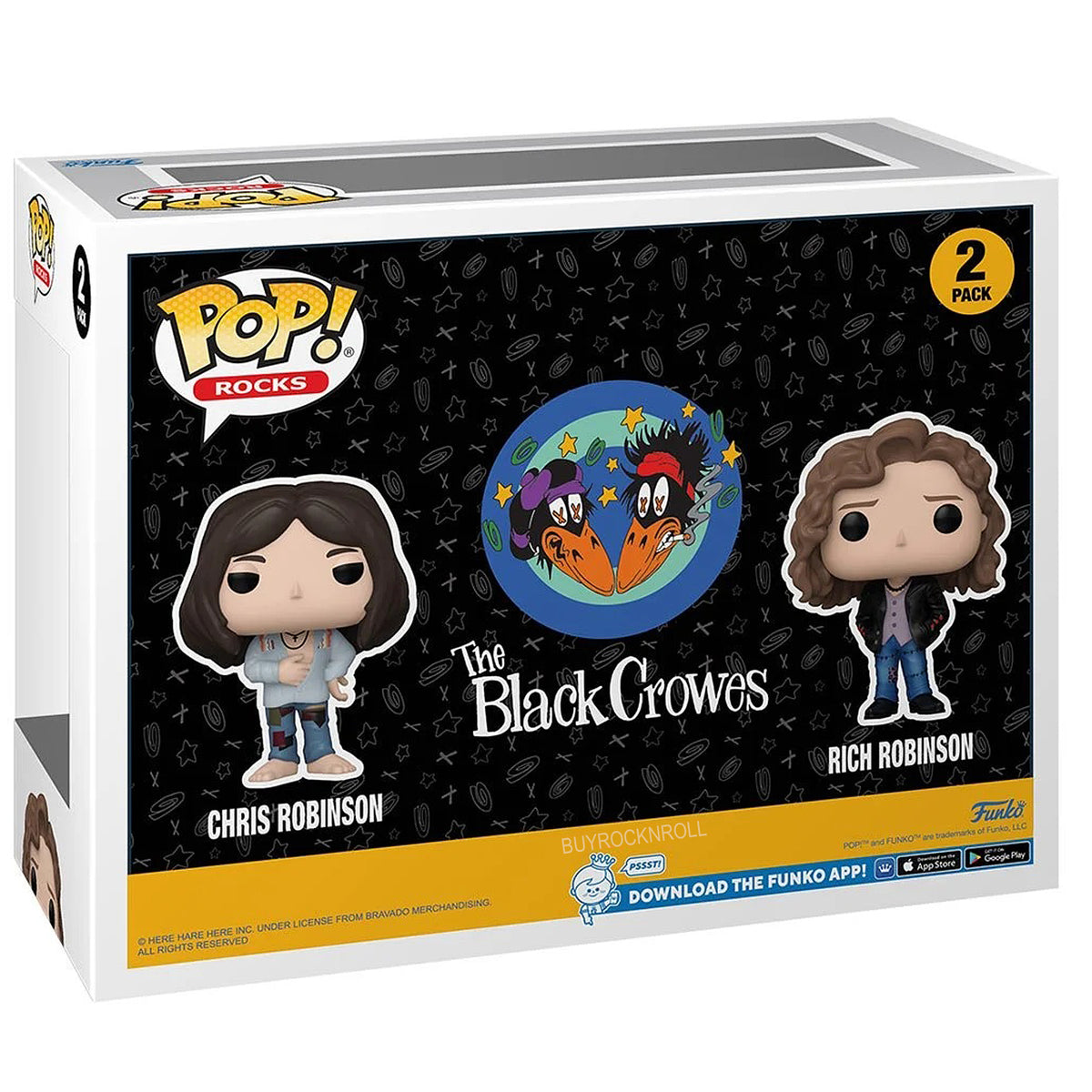 The Black Crowes 2024 Funko Pop Rocks Chris & Rich Robinson 2 Pack Figure Set