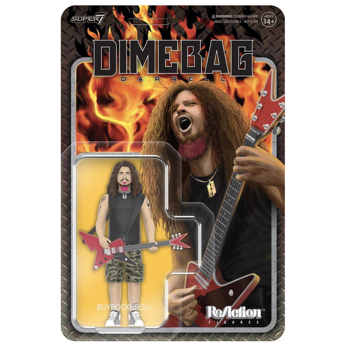 PRESALE -Dimebag Darrell 2025 Super7 Reaction "Culprit" Guitar Figure
