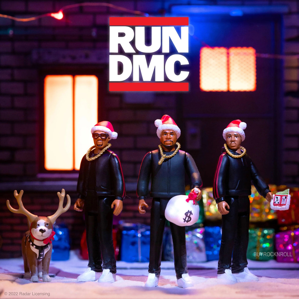 RUN DMC 2022 Super7 ReAction Christmas Holiday Figures 3-Pack Set NM-MT*