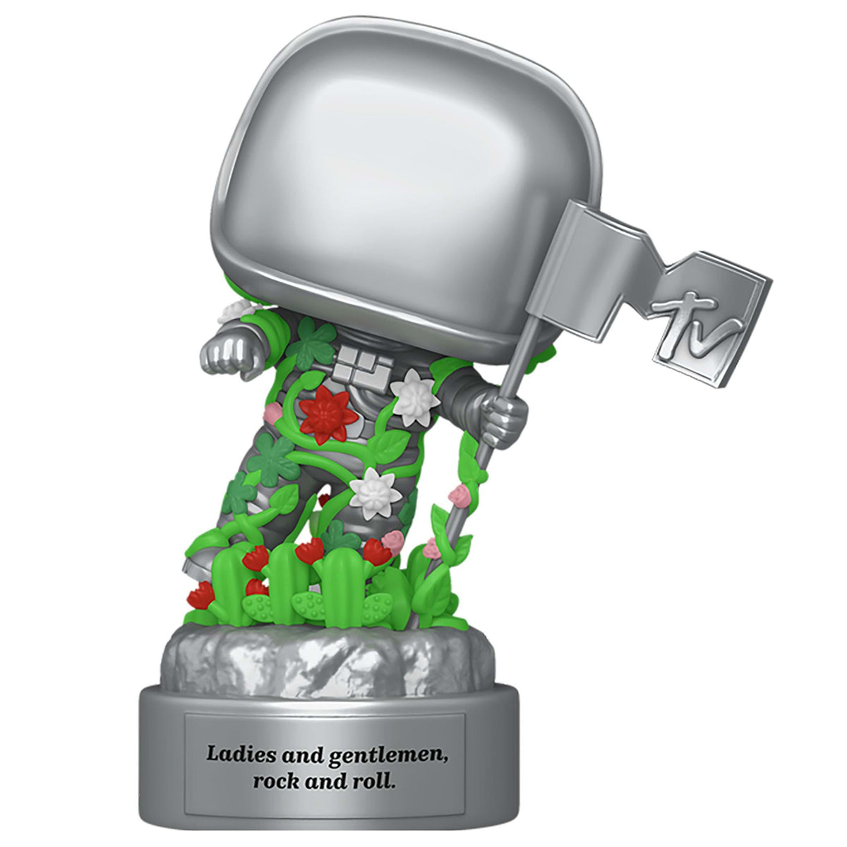 MTV Collectible 2024 Pop Ads Icons 40th Anniversary Moon Person With Flowers 201