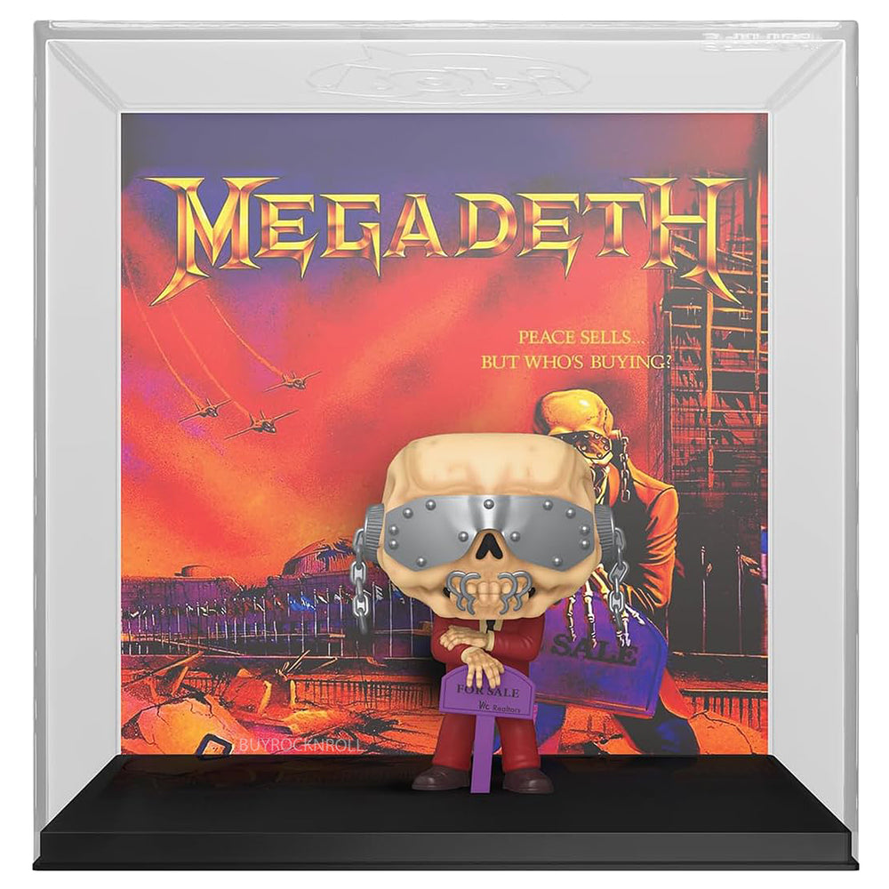 Megadeth 2023 Handpicked Funko Pop Albums #61 Peace Sells...Vic Rattlehead Figure
