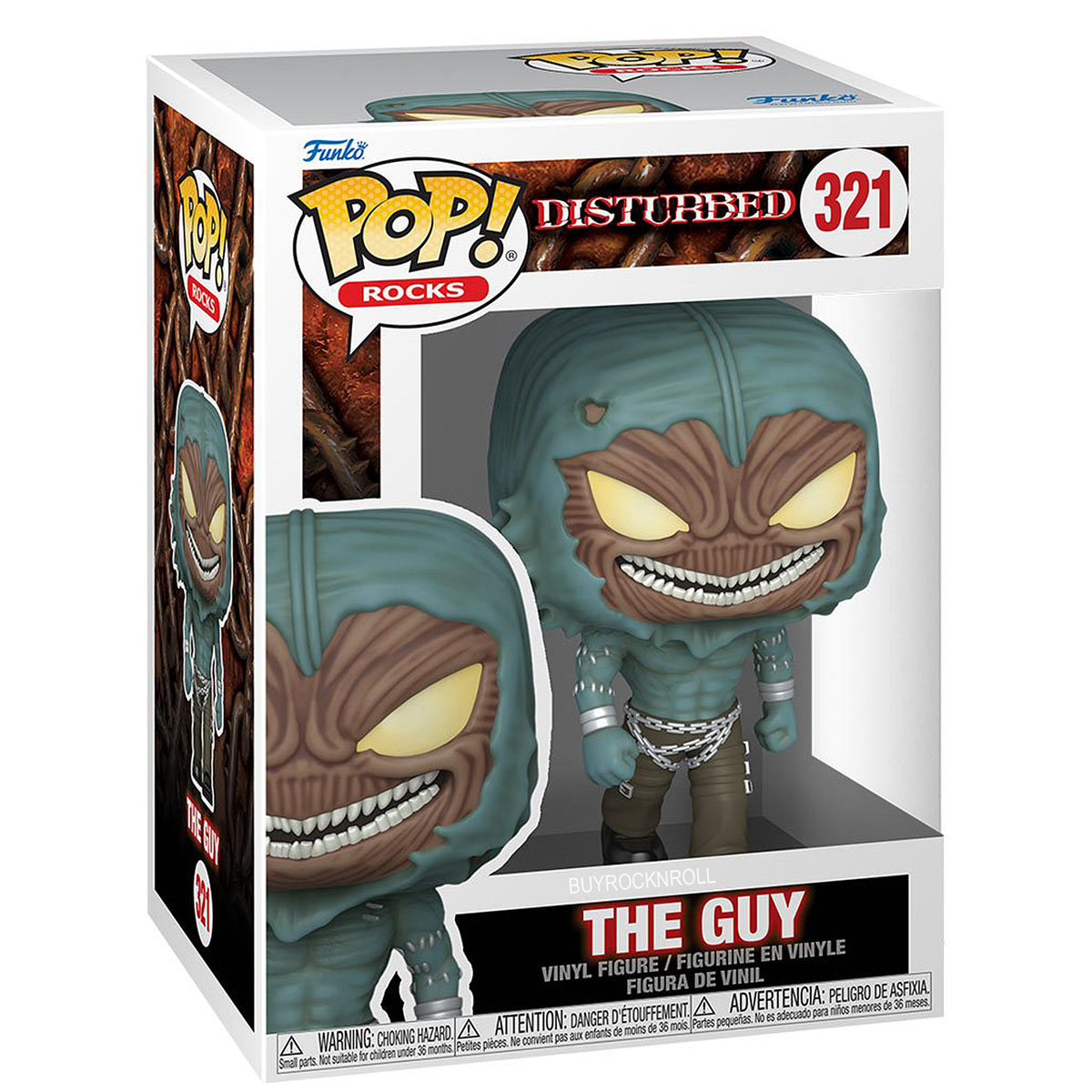 Disturbed Collectible 2023 Funko Pop Rocks The Guy Vinyl Figure #321