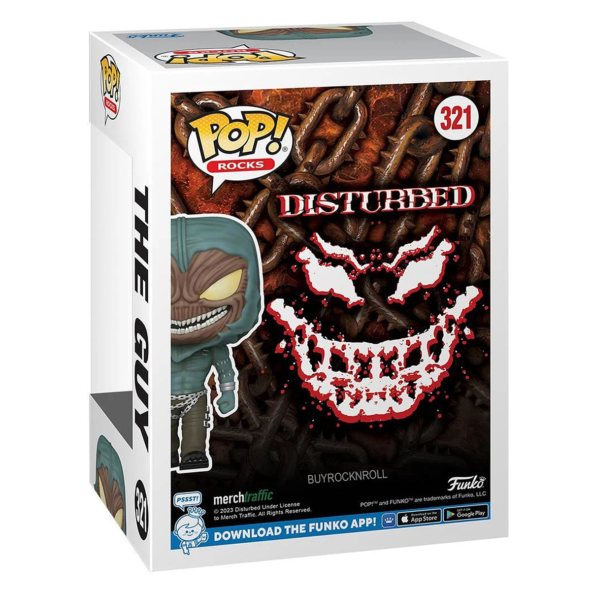 Disturbed Collectible 2023 Funko Pop Rocks The Guy Vinyl Figure #321