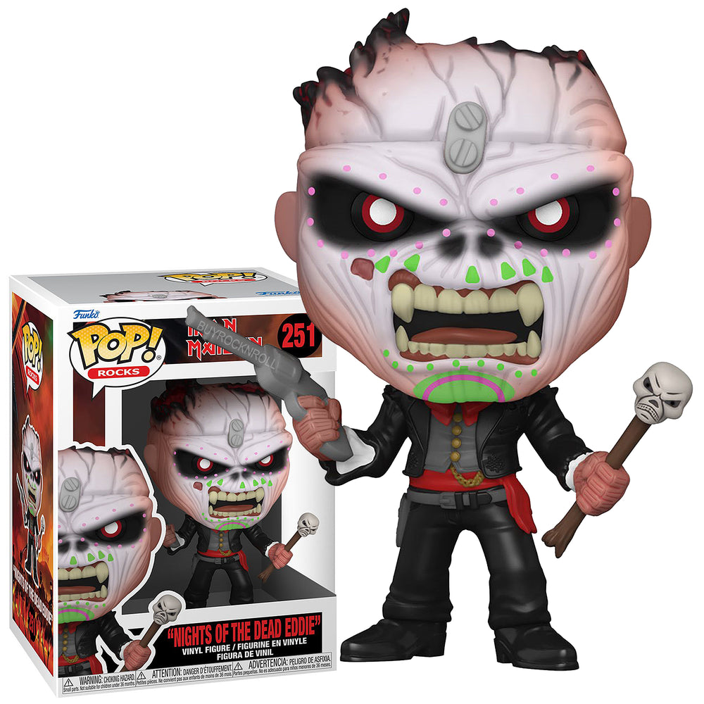 Iron Maiden Collectible 2023 Handpicked Funko Pop! Nights of the Dead Eddie Figure #251