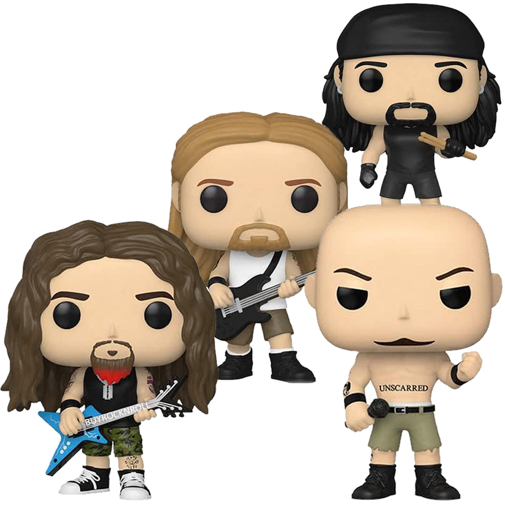 Pantera Collectible 2023 Handpicked Funko Pop Rocks Figures - 4 Pack