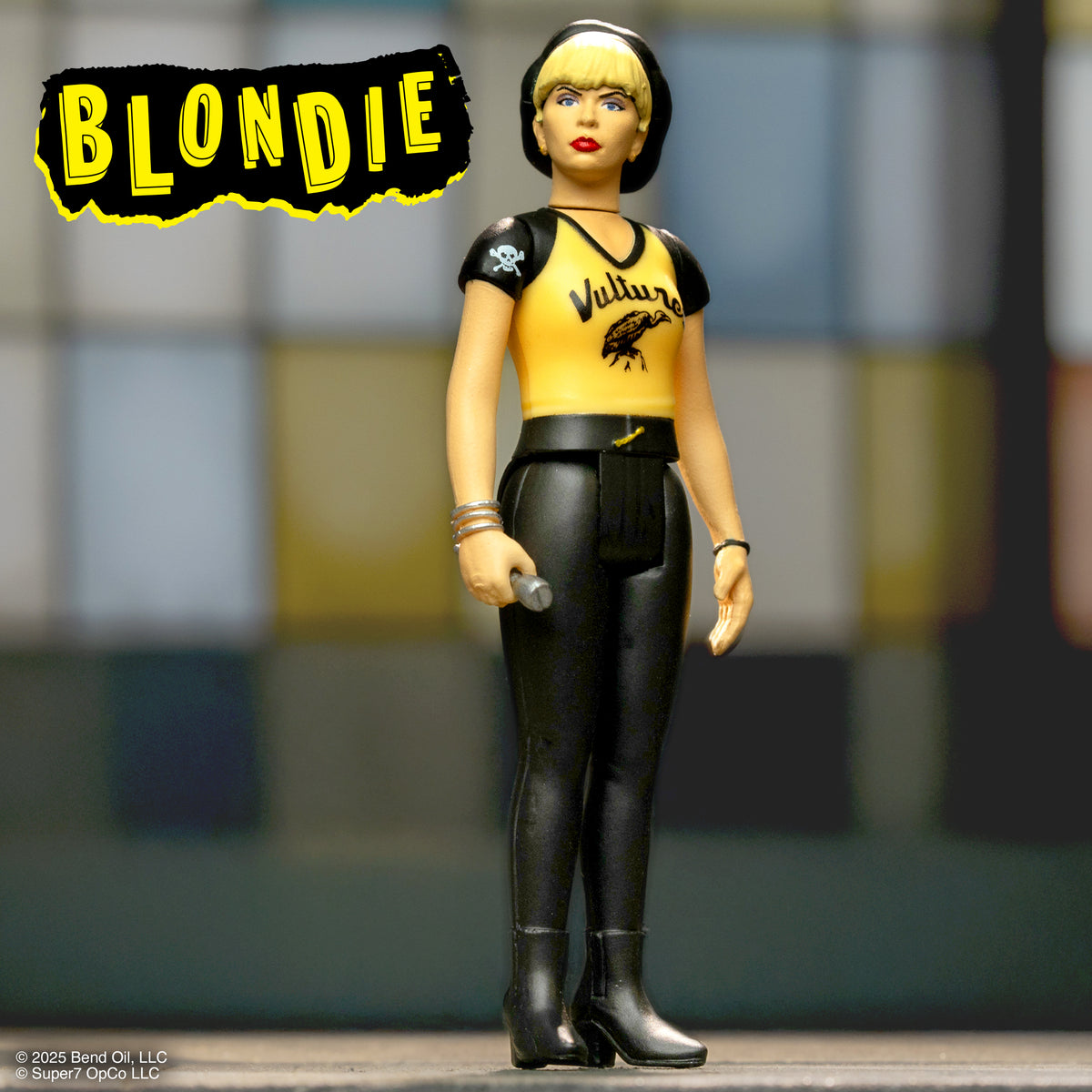 Blondie 2025 Collectible Super7 Punk-Rocker Debbie Harry Vultures Reaction Figure