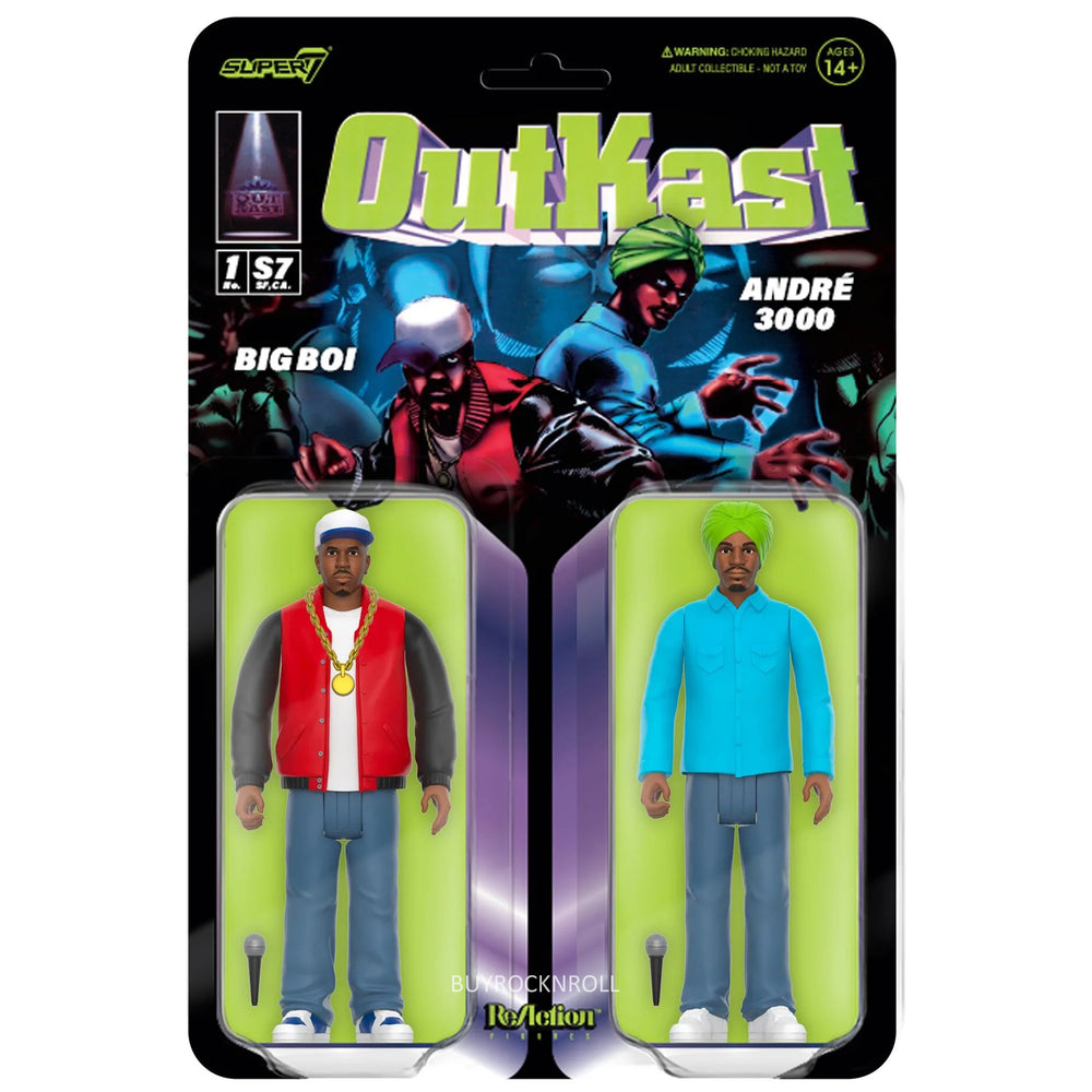 Outkast Collectibles Handpicked 2024 Super7 Reaction Figures Big Boi & Andre 3000