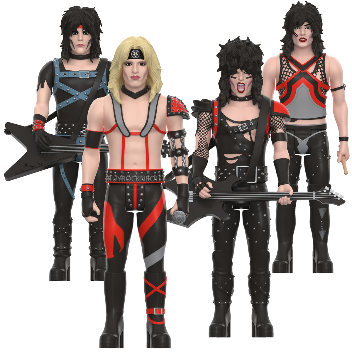 Motley Crue 2023 Collectible Super7 Reaction Figure