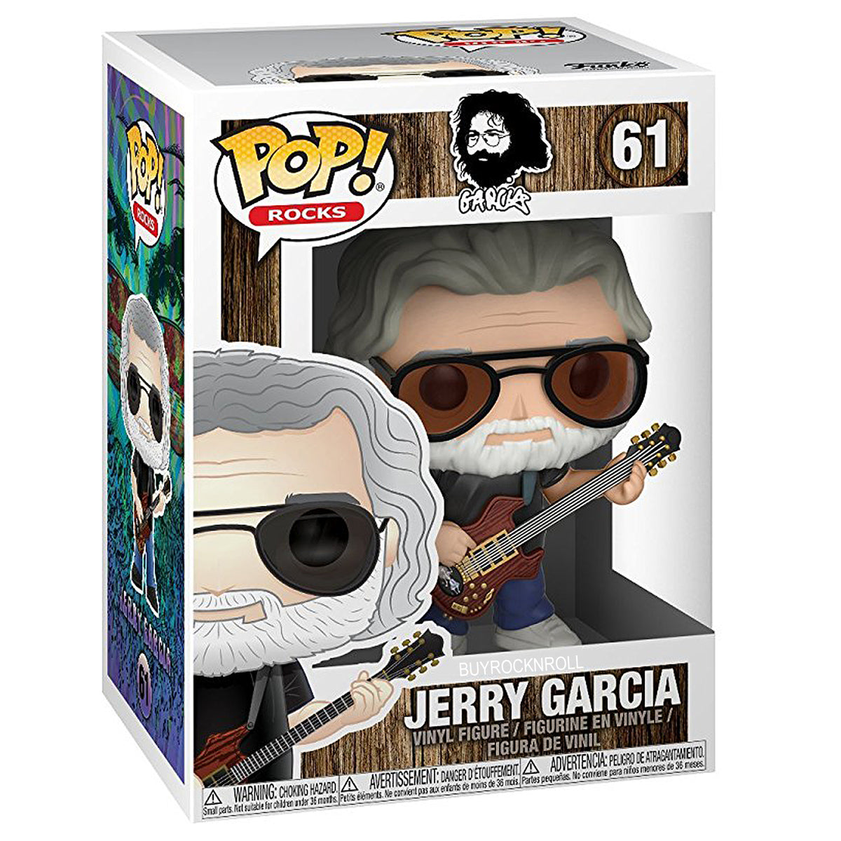 Grateful Dead Collectible 2017 Funko Pop! Rocks Jerry Garcia Figure in Funko Stacks