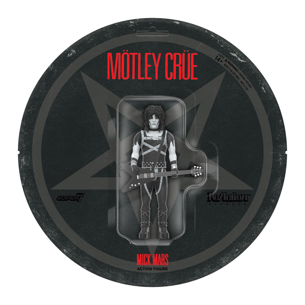 Motley Crue Collectible 2025 Super7 Reaction Figure Set Wave 2