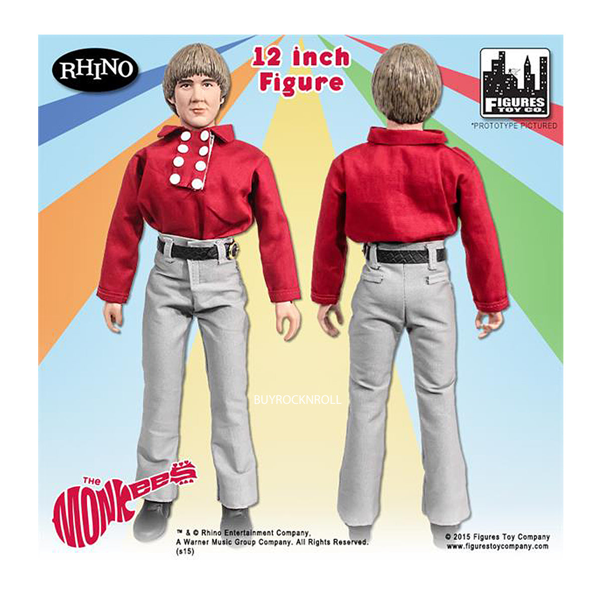 Monkees 2015 Figures Toy Company Peter Tork 12 " Retro Red Shirt Figure/Doll-New