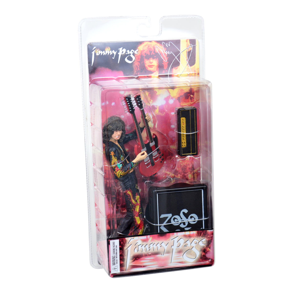 SOLD OUT! Led Zeppelin Collectible: NECA 2006 Jimmy Page Dragon Suite 7" ZOSO Figure