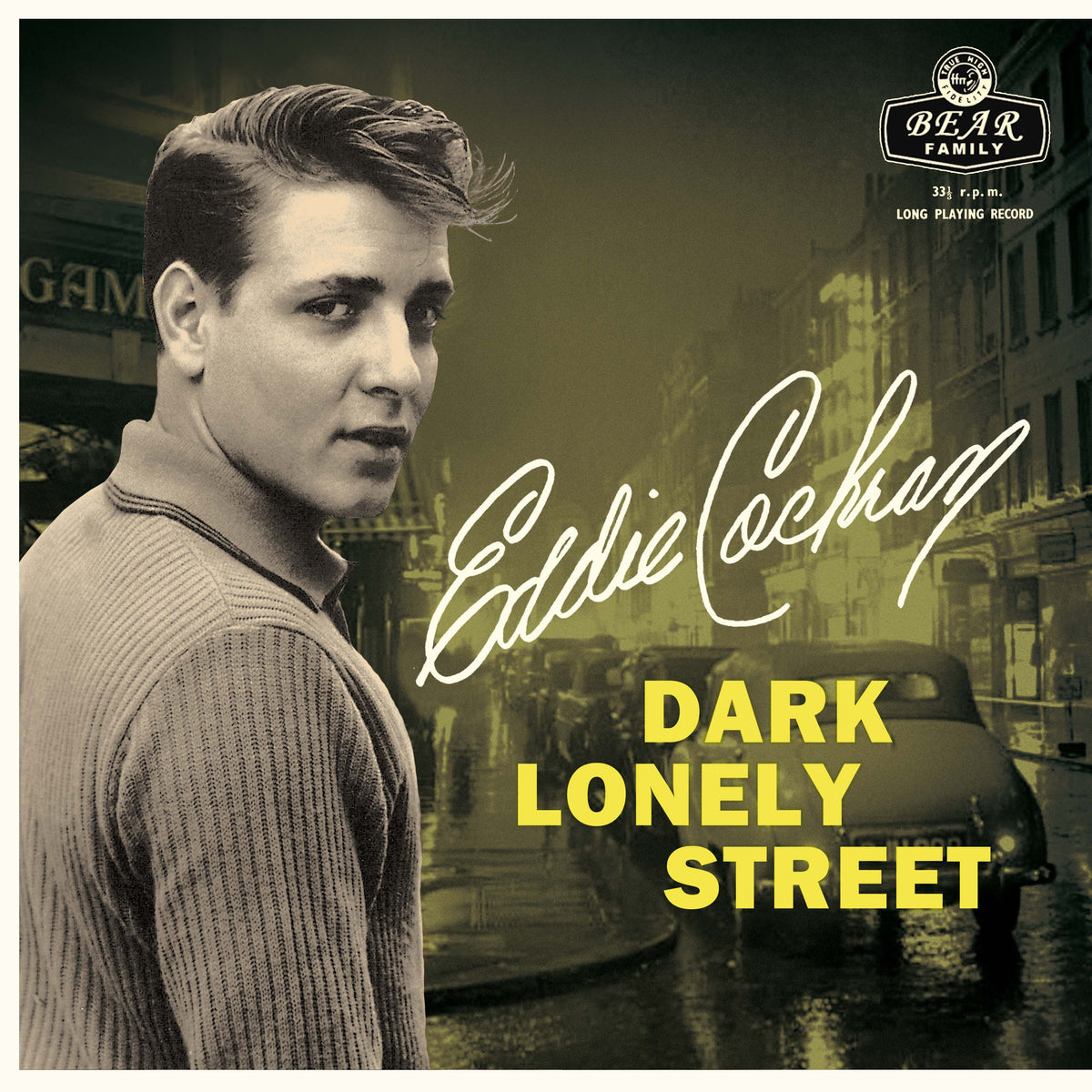 Eddie Cochran 2020 Dark Lonely Street Commemorative Record Vinyl Album 10" LP+CD