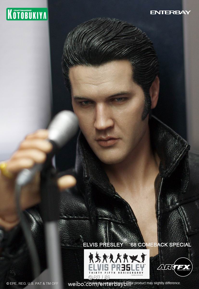 SOLD OUT! Elvis Presley Collectible 2012 Kotobukiya ArtFX 1968 Comeback Special 1:6 Scale Figure