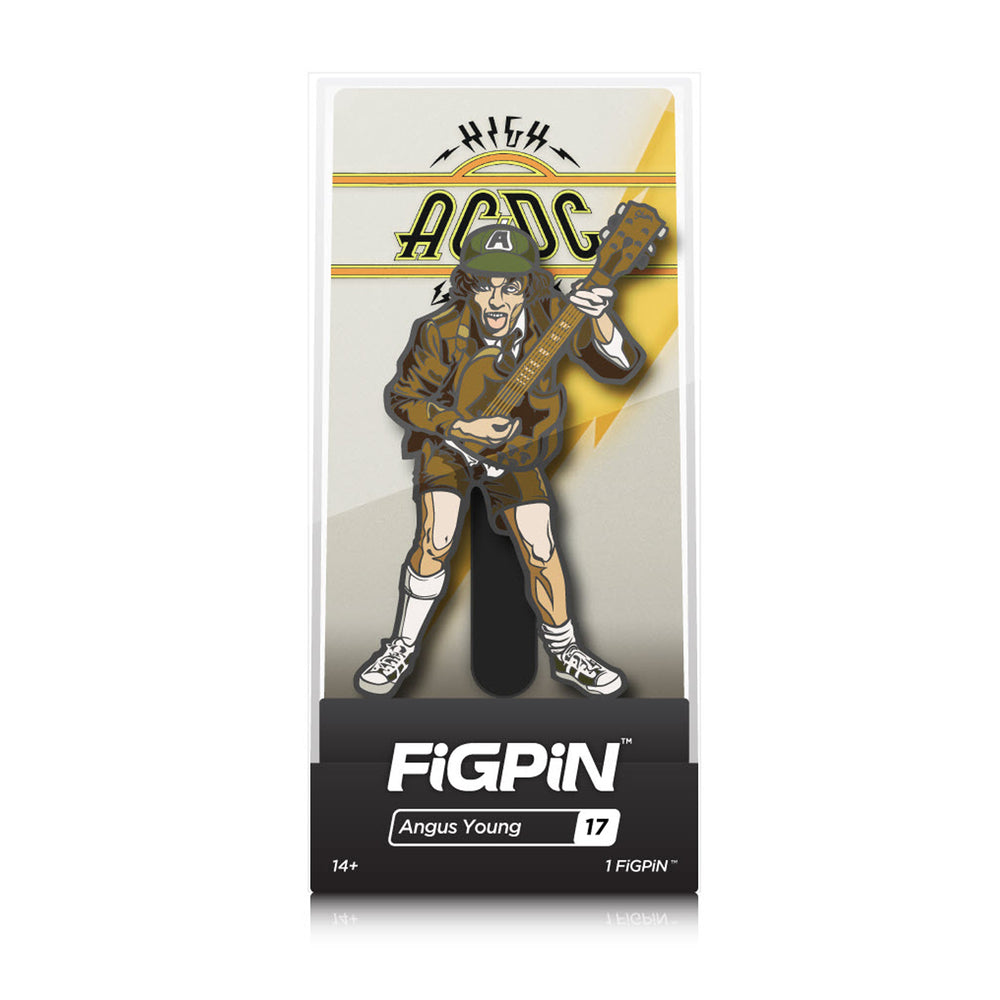 AC/DC Collectible 2017 Handpicked FiGPiN #17 Angus Young Figure High Voltage Pin