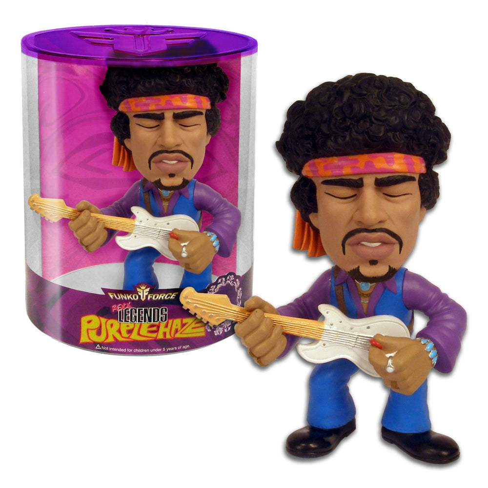 Jimi Hendrix Collectible 2009 Funko Force Rock Legends Purple Haze Figure