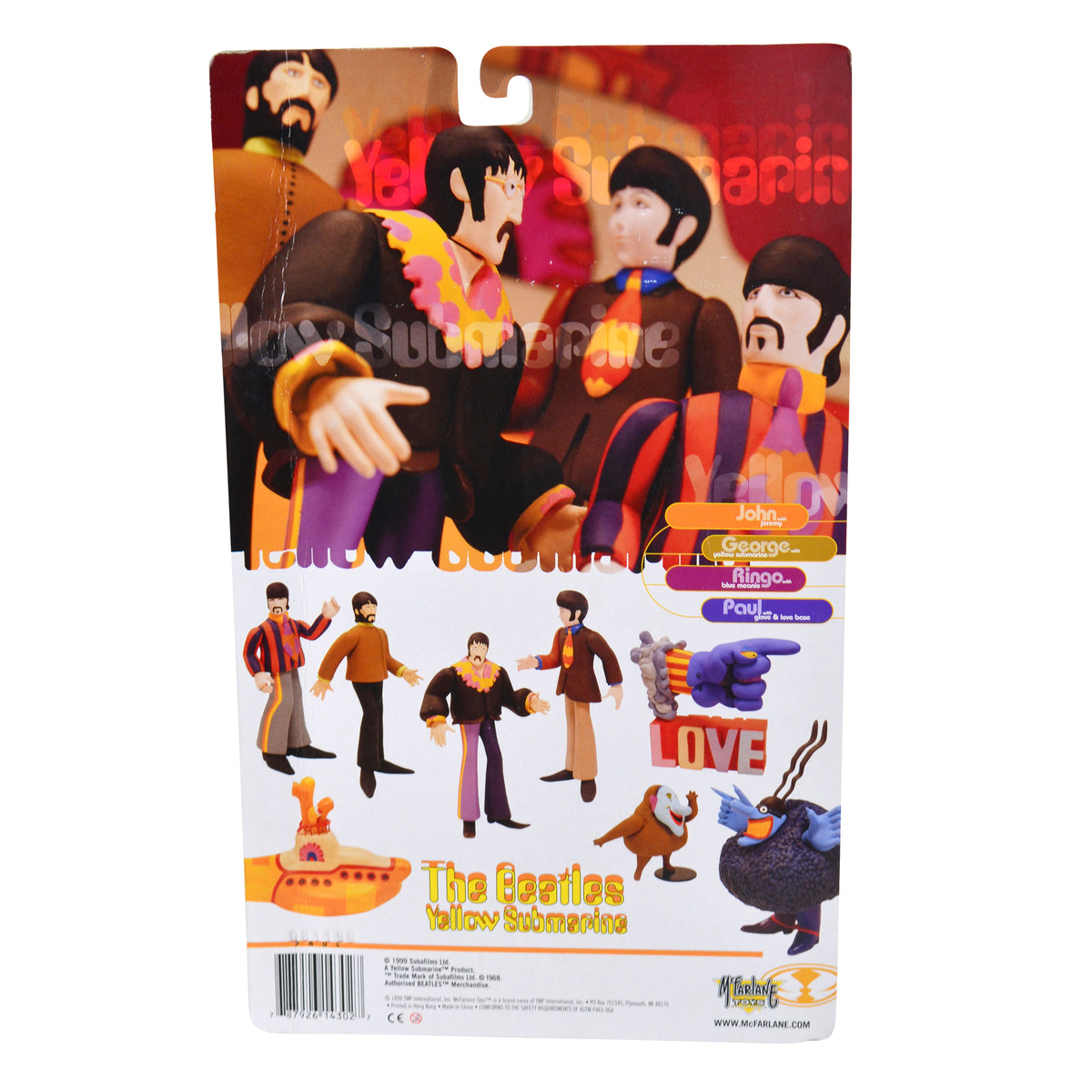 Beatles Collectible 1999 McFarlane Yellow Submarine Captain Fred Paul McCartney