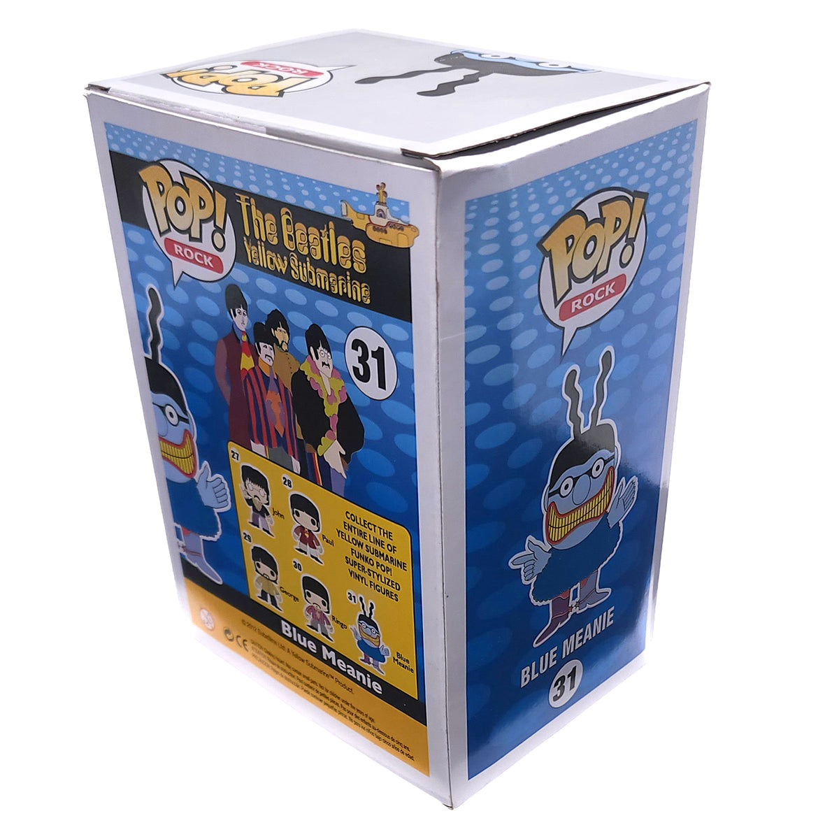 Beatles 2012 Funko Pop! Rocks Yellow Submarine 5 Figure Set Non-Perfect Boxes