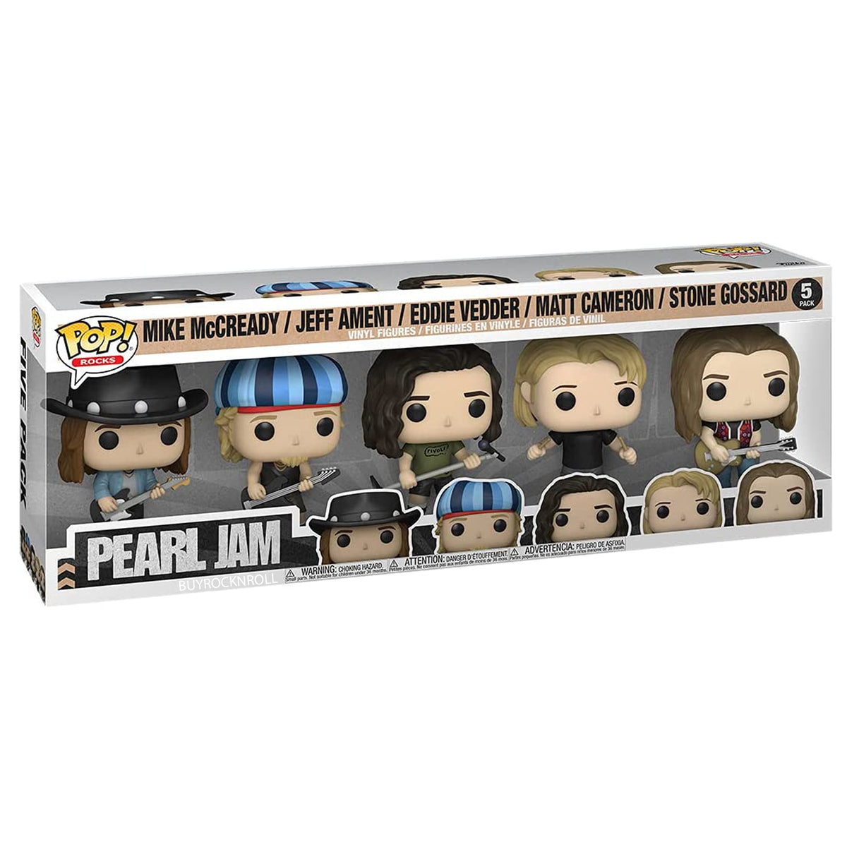 Pearl Jam Collectible Handpicked 2021 Funko Pop! Rocks Figures Set of 5