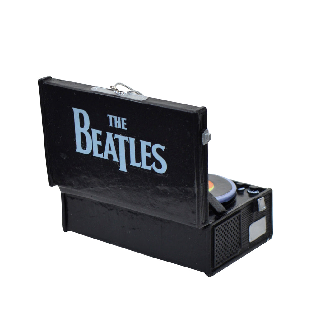The Beatles Collectible 2012 Kurt Adler Retro Black Record Player 3-Inch Ornament
