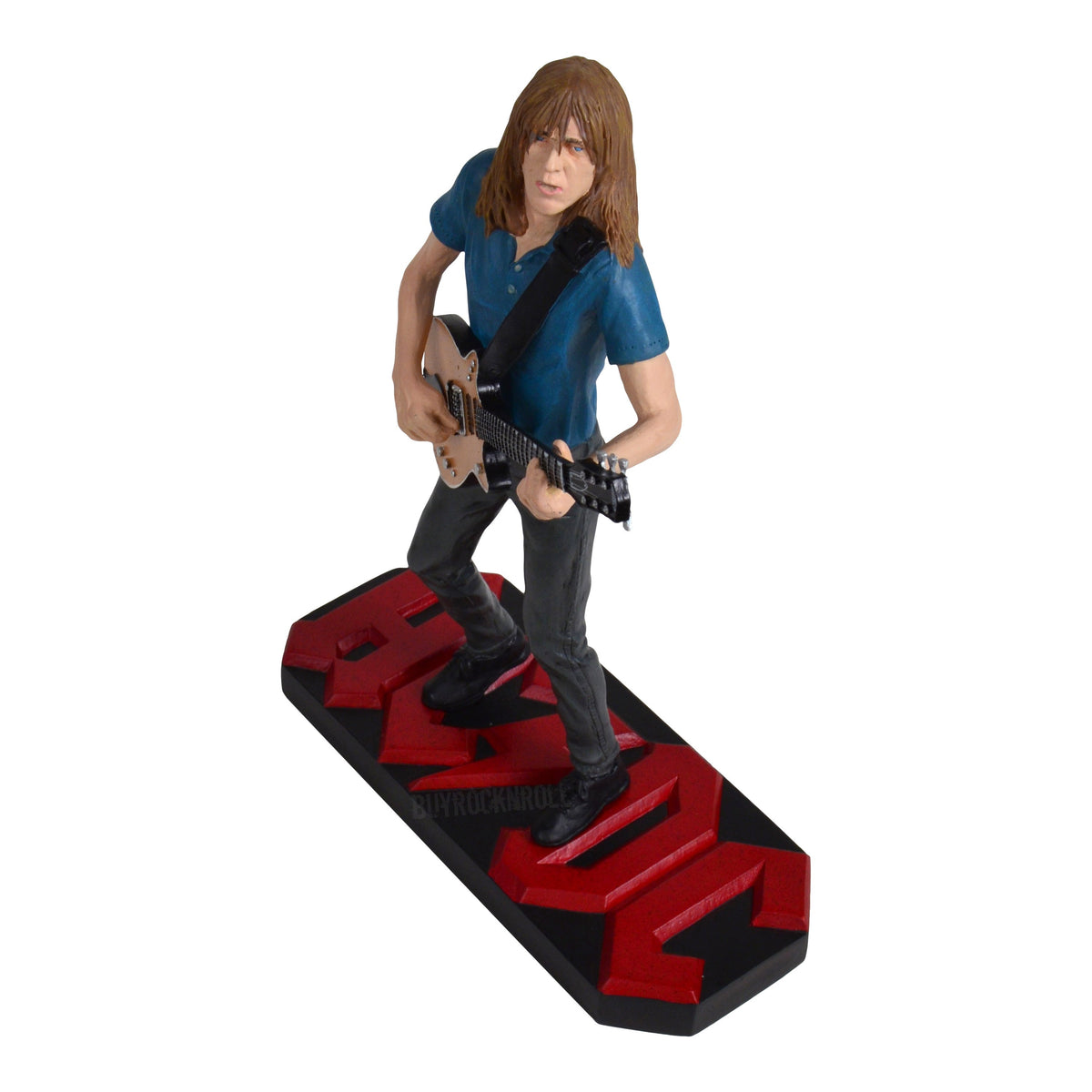 AC/DC 2006 Knucklebonz The Vault Rock Iconz Guitar Hero Malcolm Young Statue #11