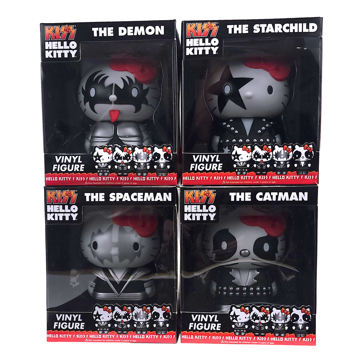 KISS Collectible 2012 Funko / Sanrio's Hello Kitty 5" Vinyl Figure Doll Set