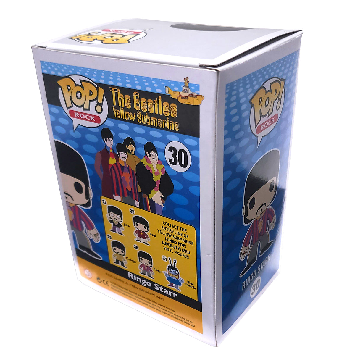 Beatles 2012 Funko Pop! Rocks Yellow Submarine 5 Figure Set Non-Perfect Boxes
