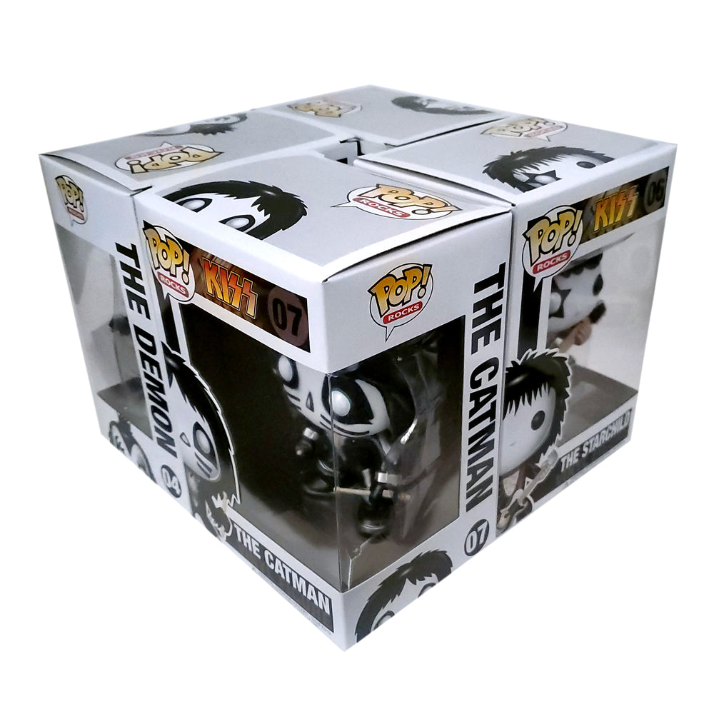 KISS Collectibles 2011 Funko Pop Rocks Series 1 Vinyl Figures Set of 4 - New