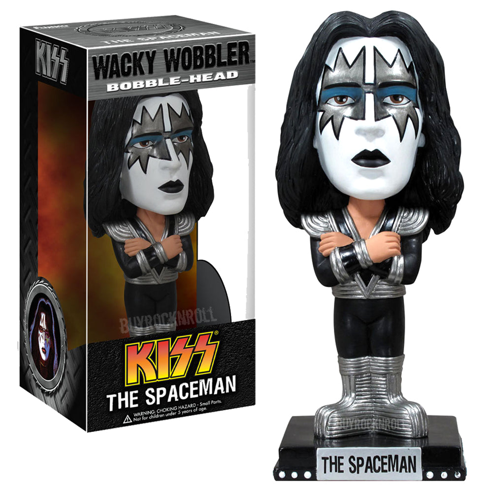 KISS 2011 Funko Wacky Wobbler Set of 4: Demon Starchild Spaceman Catman
