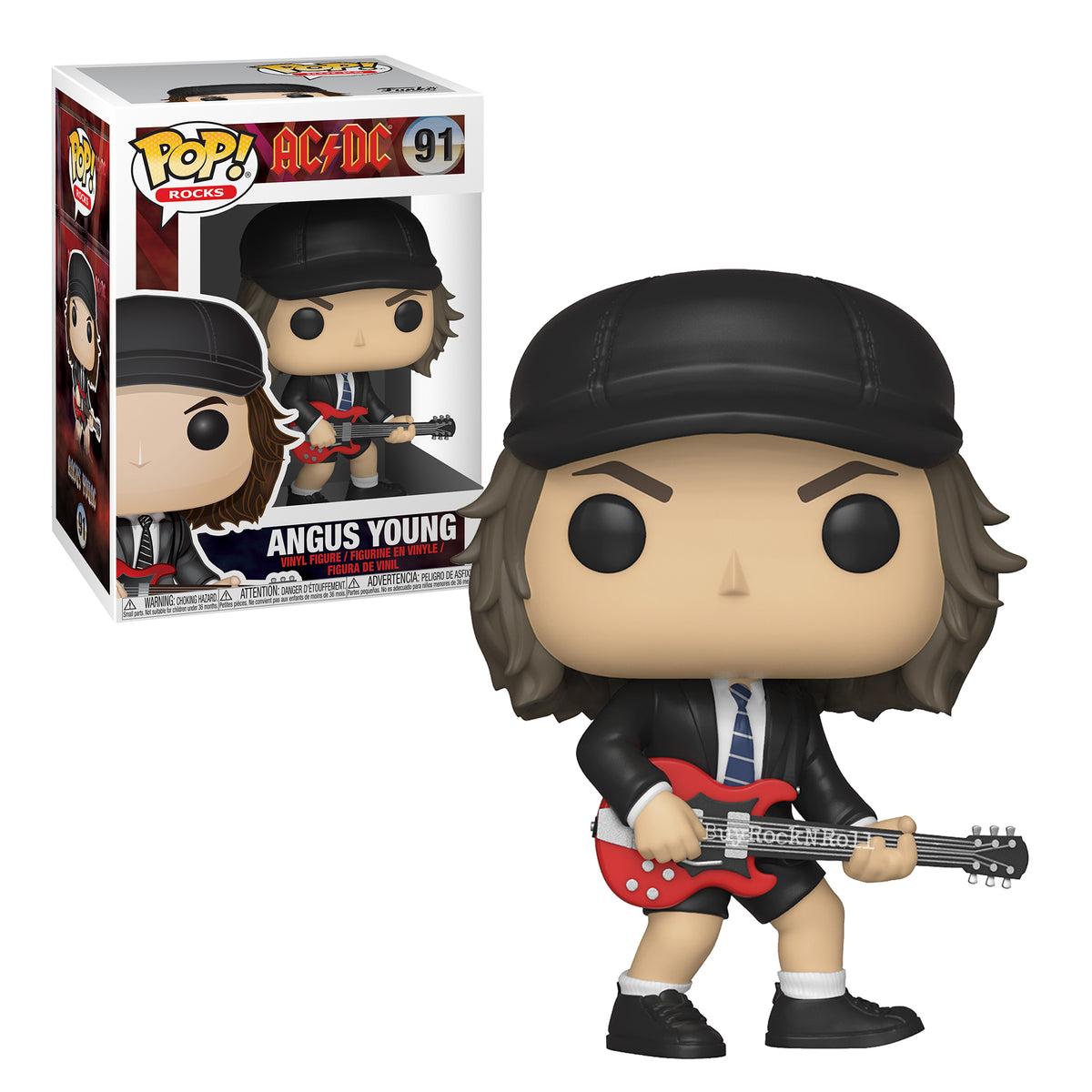 AC/DC Collectible Handpicked 2019 Funko Pop! Rocks Angus Young Figure #91