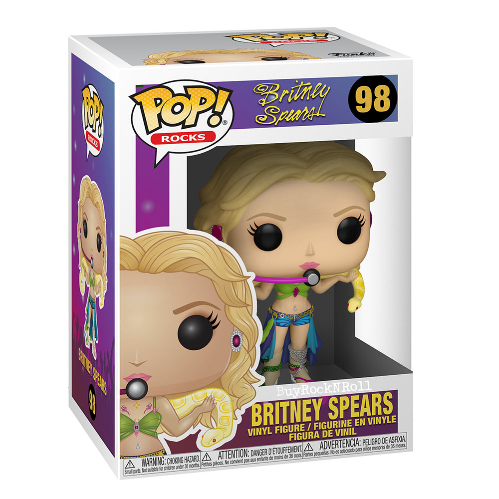 Britney Spears Collectible Handpicked 2019 Funko Pop Rocks Slave 4U Figure #98