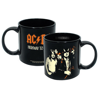AC/DC Collectible ICUP 2016 Angus Malcolm Young Band Figures Highway to Hell Mug